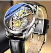Men Watch Skeleton Automatics Top Brand Luxury