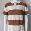 Mens Clothing Summer Fashion Lapel Sweater