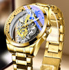 Men Watch Skeleton Automatics Top Brand Luxury